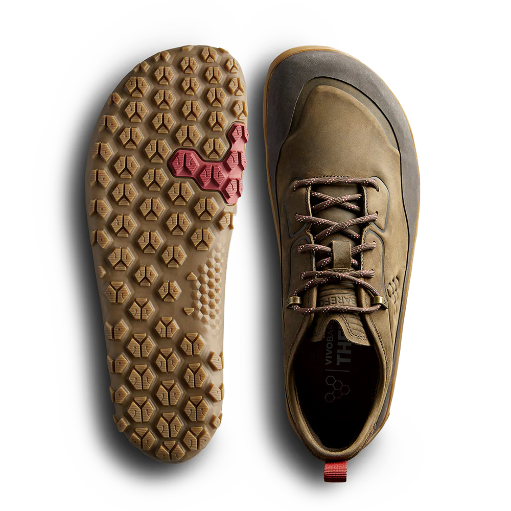 Mens Vivobarefoot Tracker Leather Low