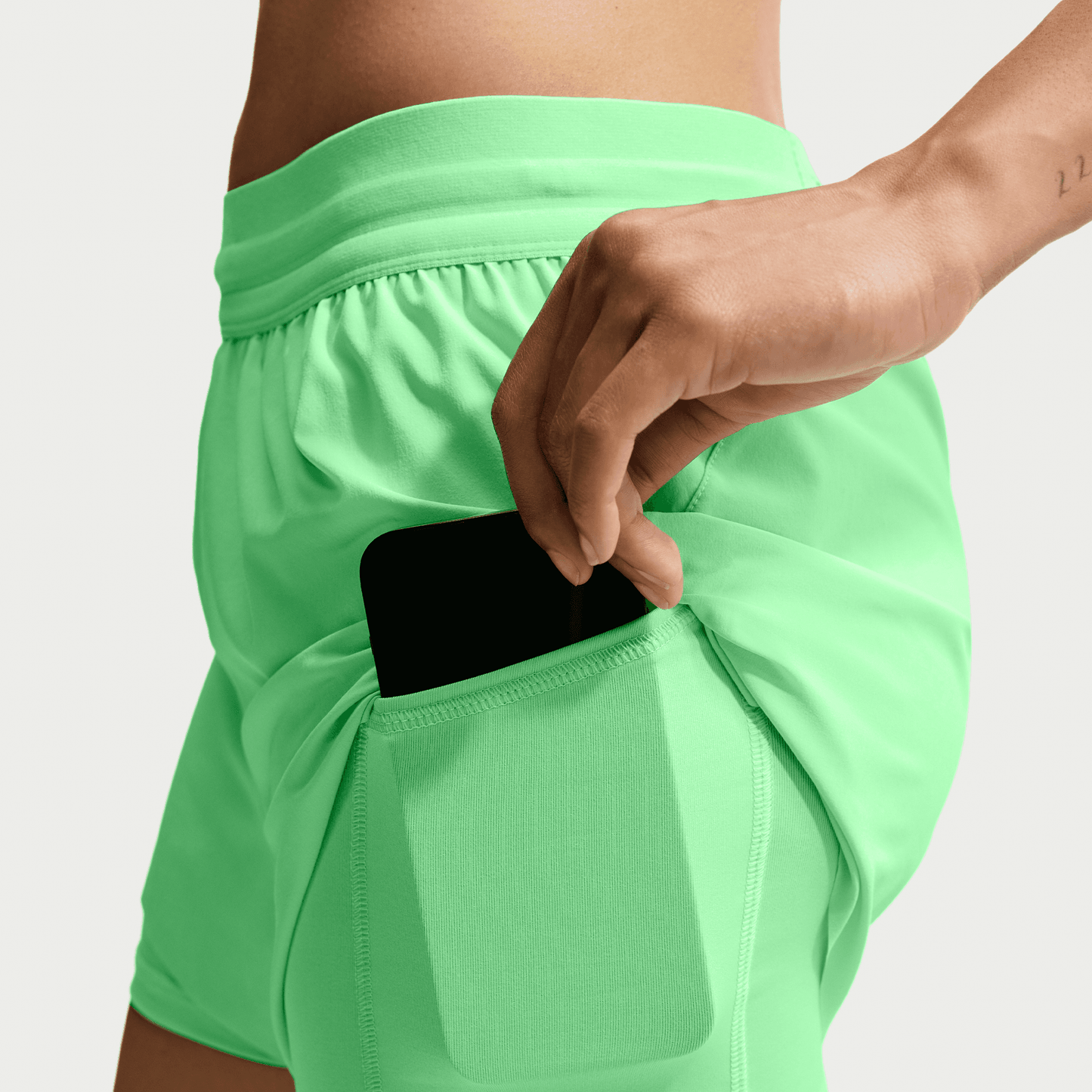 Womens Nike Dri-Fit Swift Mid-Rise 2in1 Short