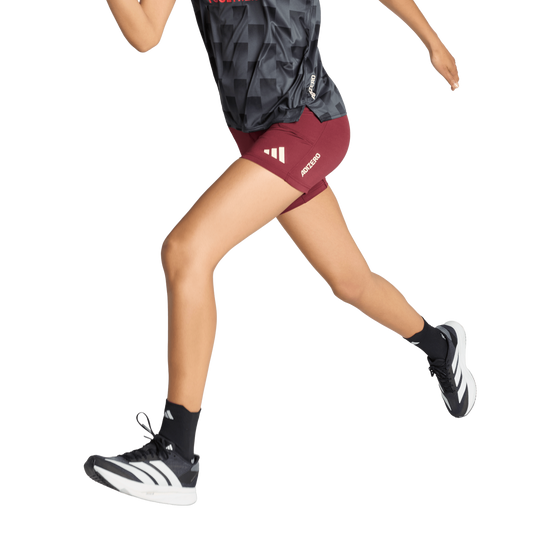 Womens Adidas Adizero NYC Running Short Leggings 4"