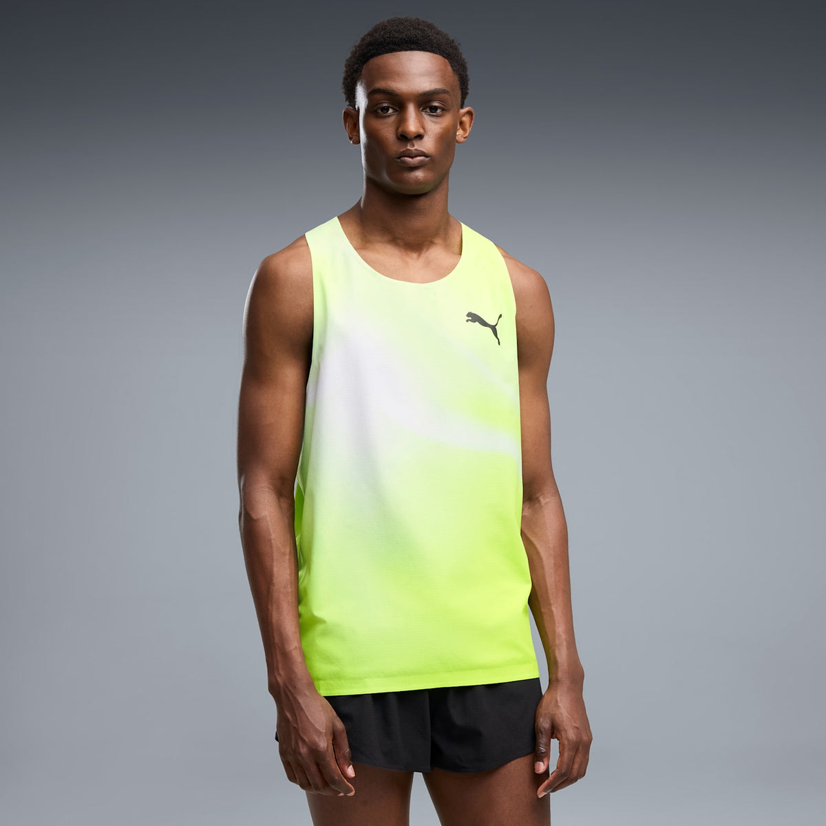 Mens Puma Lightspeed ULTRAWEAVE Graphic Singlet