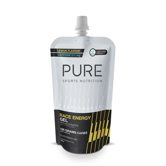 PURE Performance + Race Energy Gel + Caffeine 185g Pouch