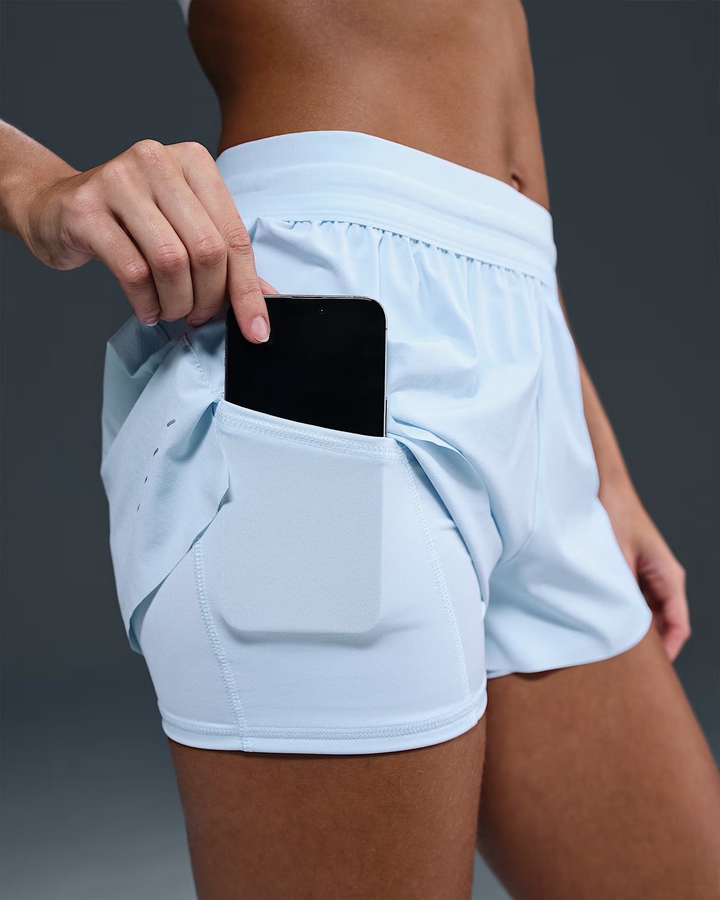 Womens Nike Dri-Fit Swift Mid-Rise 2in1 Short