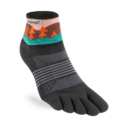 Womens Injinji Artist Designed Trail Mini-Crew