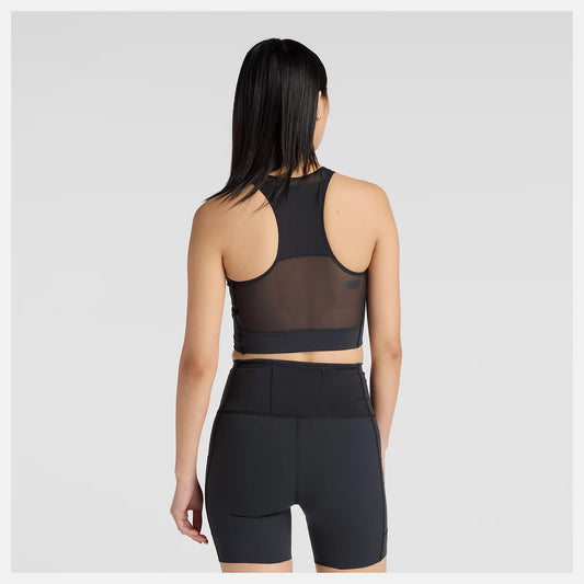 Womens New Balance RC Elite Storage Crop Tank