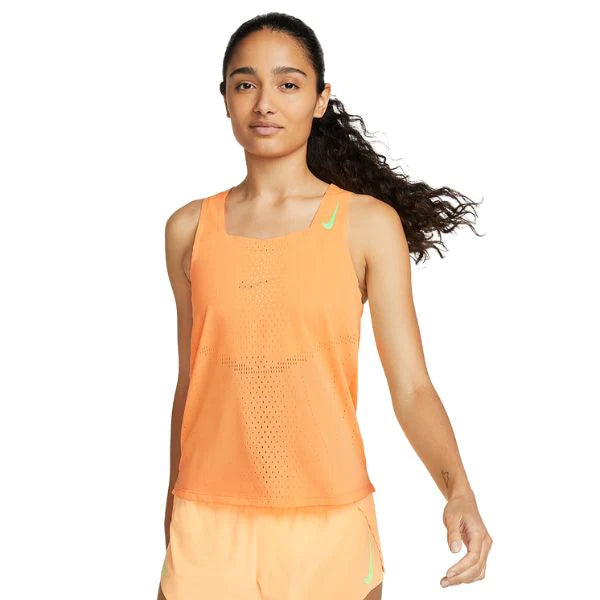 Womens Nike Dri FIT ADV AeroSwift Singlet The Running Company