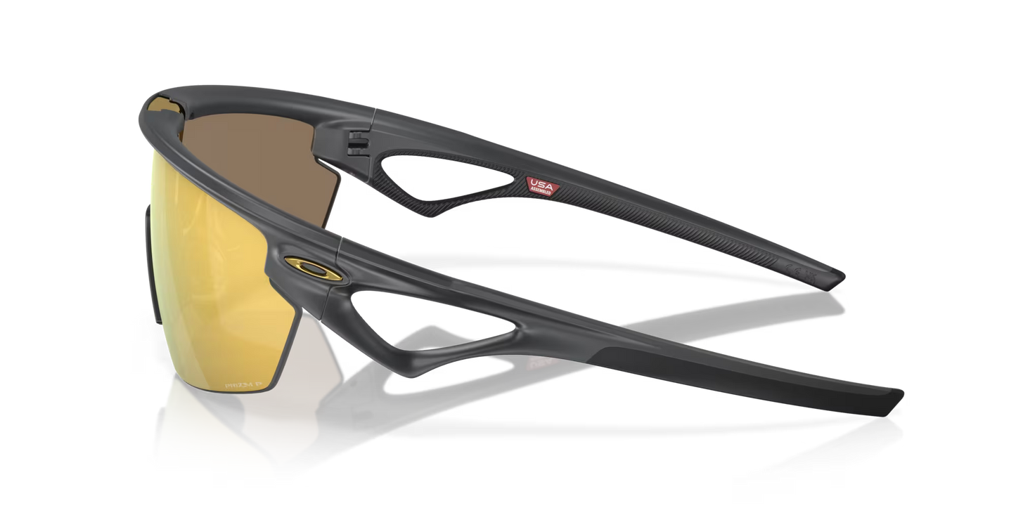 Oakley Sphaera Strike Matte Carbon w/ Prizm 24K Polar