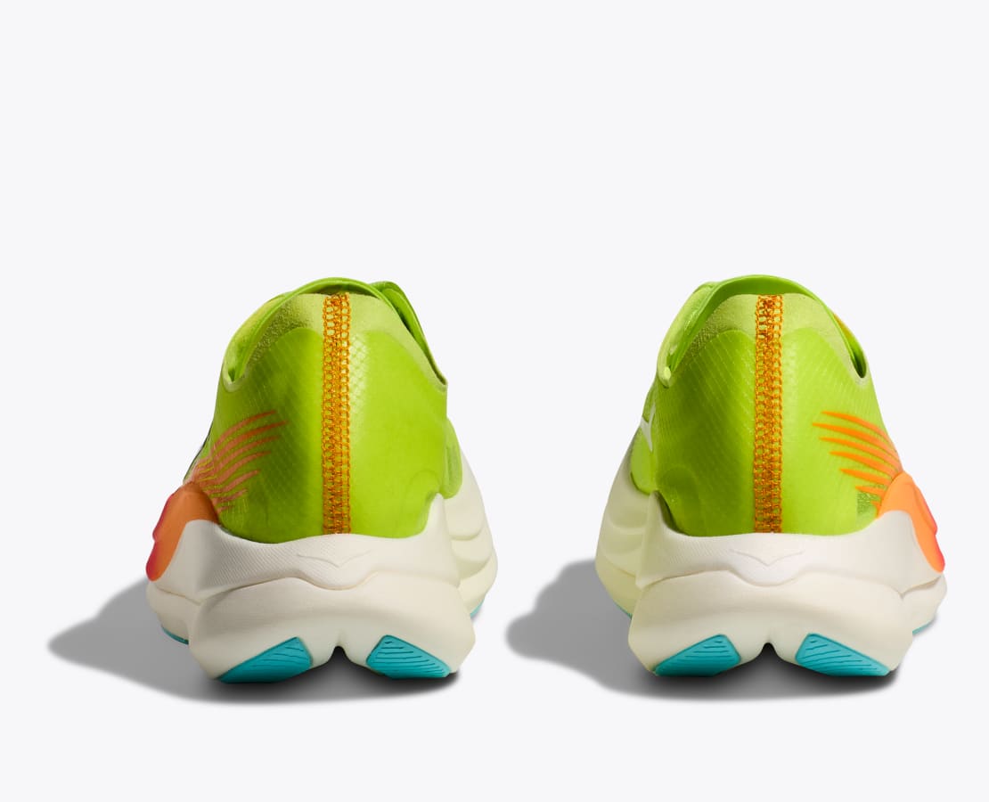 HOKA Rocket ライムグリーン/オレンジ 27cm Unisex Hoka Rocket X 2 – The Running Company