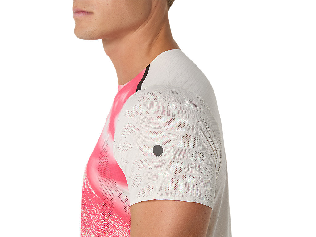 Mens Asics Fujitrail Elite Graphic SS Top