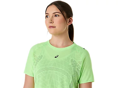 Womens Asics Metarun SS Top
