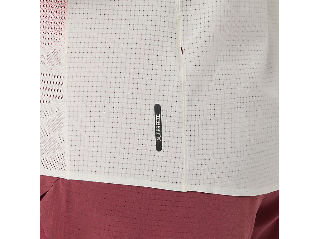 Womens Asics Fujitrail Elite Graphic SS Top