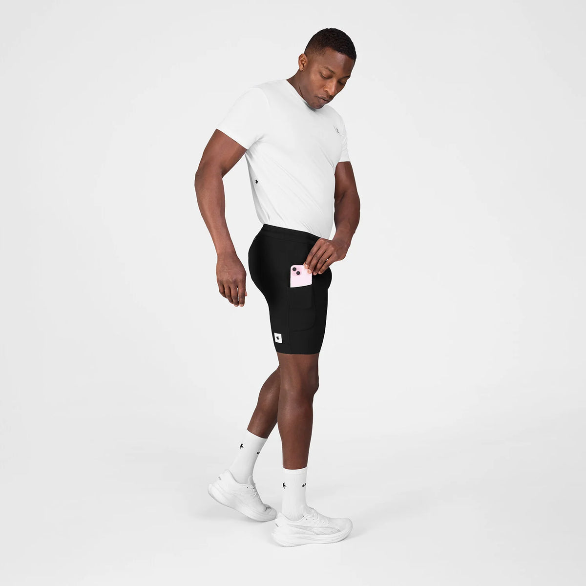 Mens Saysky Combat+ Rib Short Tights 8"