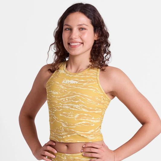 Womens Saysky Tiger Combat Crop Top