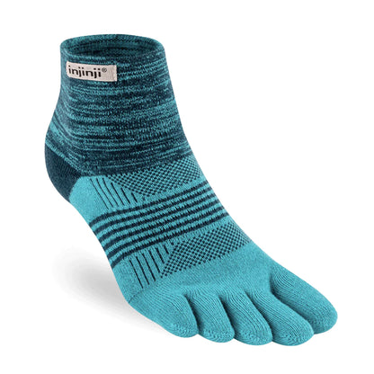 Womens Specific Injinji TRAIL 2.0 Midweight Mini Crew Socks