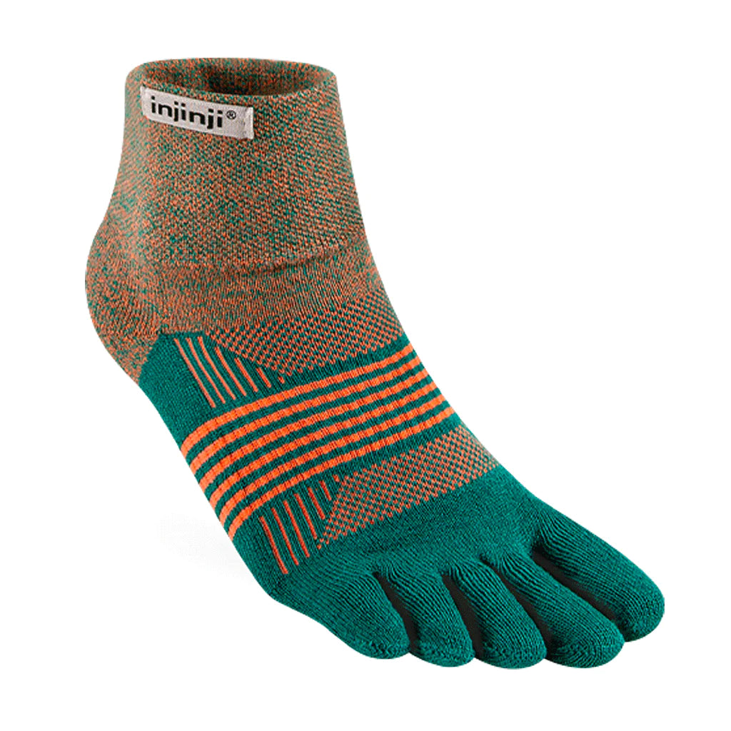 Womens Specific Injinji TRAIL 2.0 Midweight Mini Crew Socks