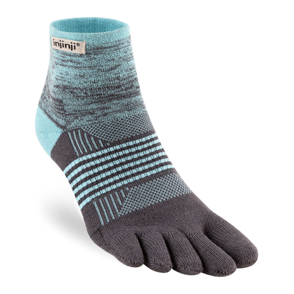 Womens Specific Injinji TRAIL 2.0 Midweight Mini Crew Socks