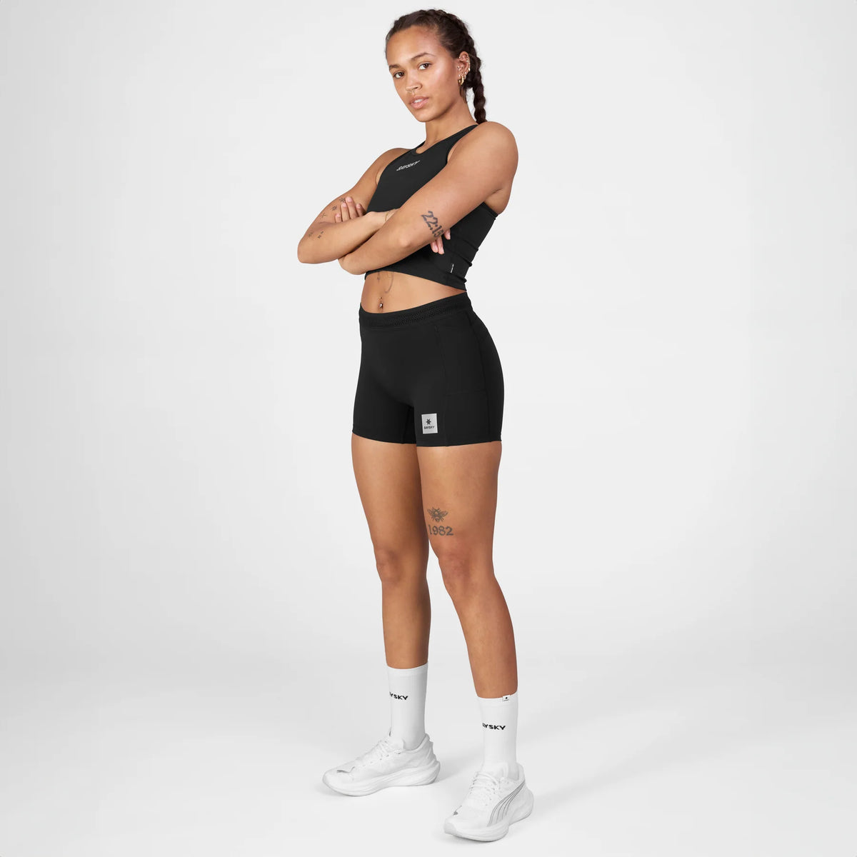 Womens Saysky Flow+ Race Short Tights 4 Inch