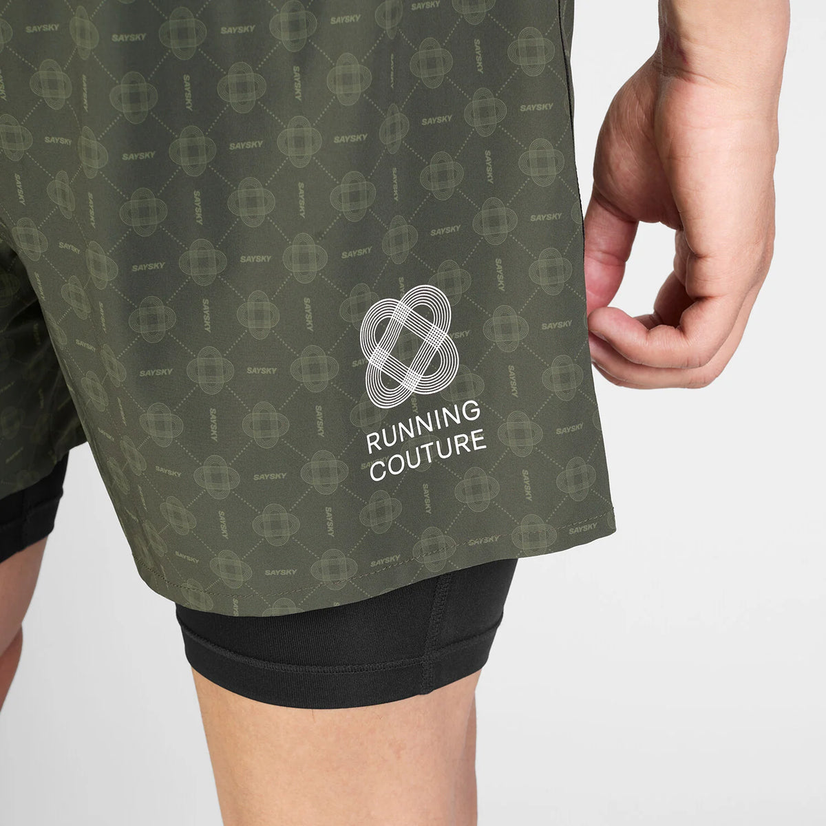 Mens Saysky Couture Pace 2 in 1 Shorts 5 Inch