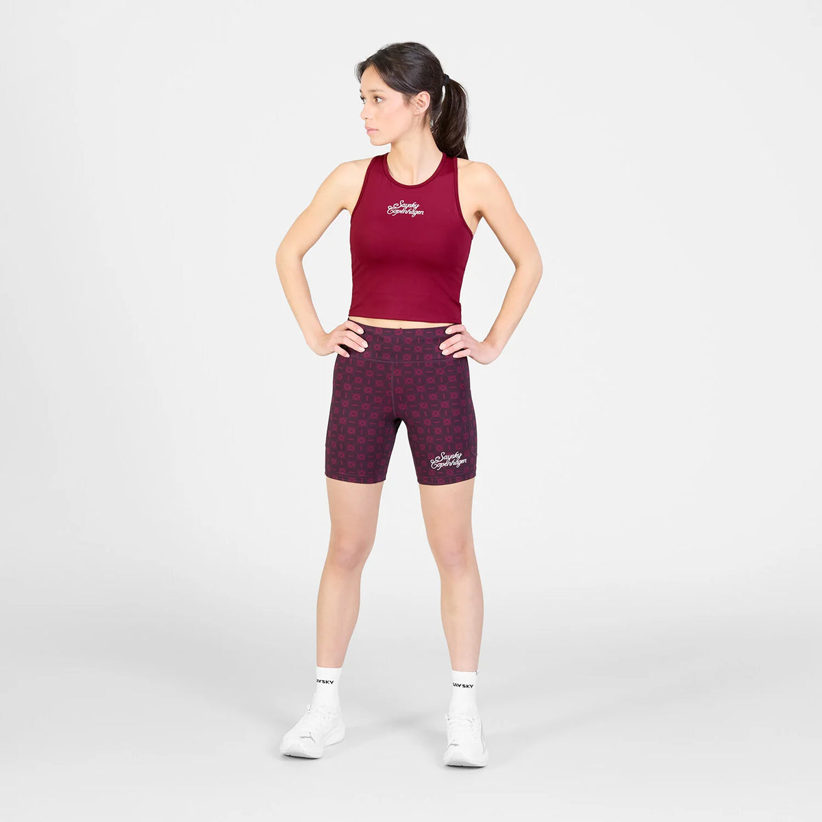Womens Saysky Couture Combat+ Short Tights 7"