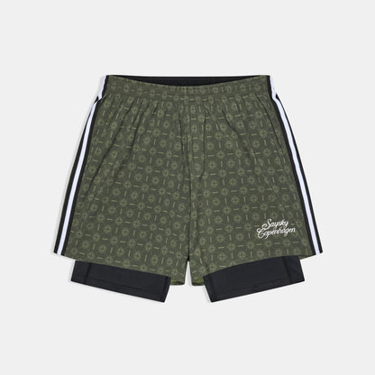 Mens Saysky Couture Pace 2 in 1 Shorts 5 Inch