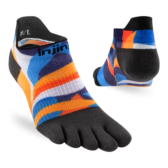 Womens Injinji Spectrum Run Lightweight No-Show