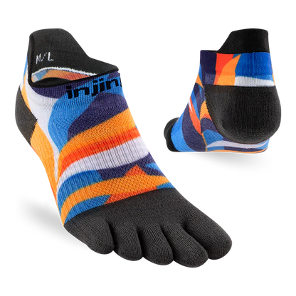 Womens Injinji Spectrum Run Lightweight No-Show