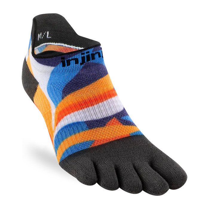 Womens Injinji Spectrum Run Lightweight No-Show