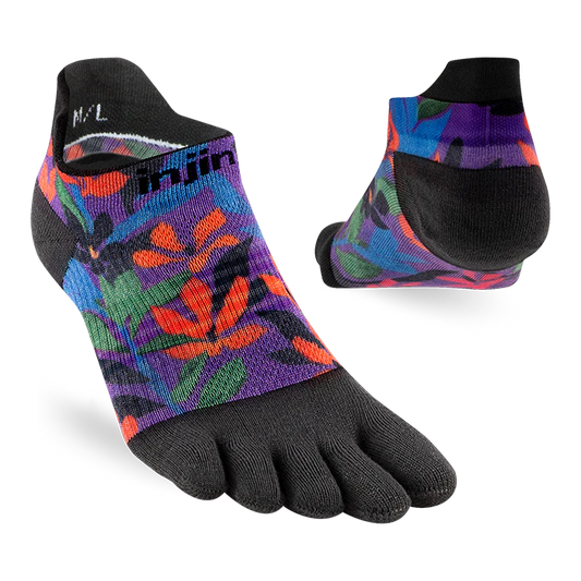 Womens Injinji Spectrum Run Lightweight No-Show