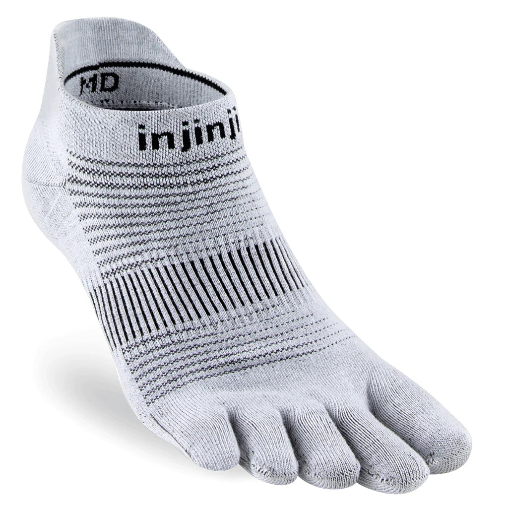 Womens Injinji Run Lightweight No Show Socks