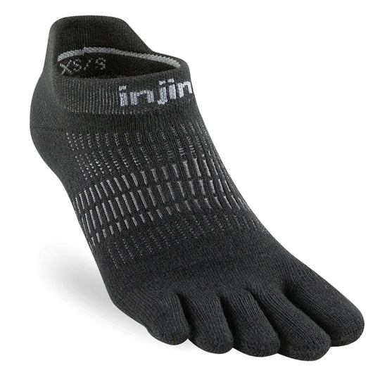 Womens Injinji Run Lightweight No Show Socks