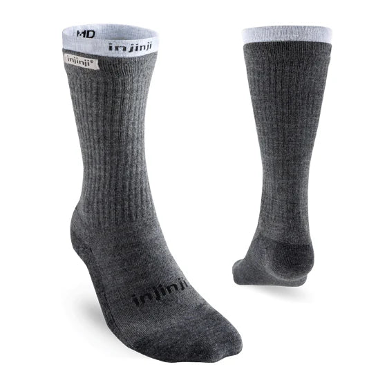 Mens Injinji Outdoor Hiker + Liner Crew