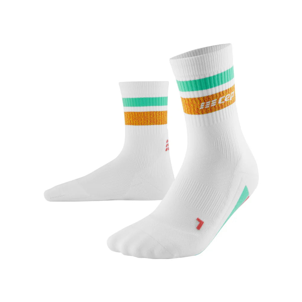 Mens CEP Miami Vibes Mid Cut Sock