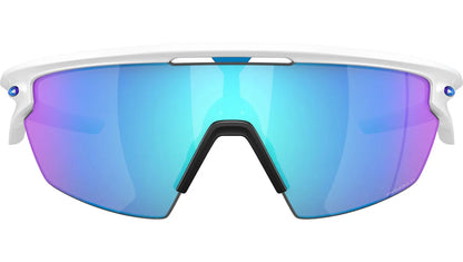 Oakley Unisex Sphaera Matte White w/ Prizm Sapphire Polarized