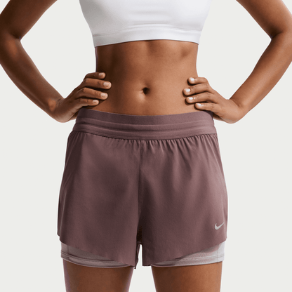 Womens Nike Dri-Fit Swift Mid-Rise 2in1 Short