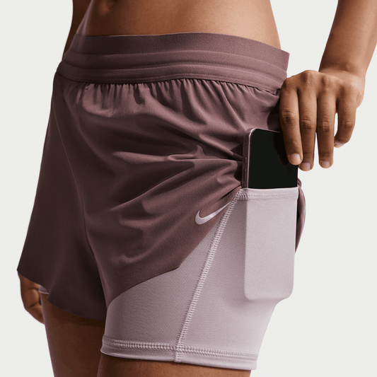 Womens Nike Dri-Fit Swift Mid-Rise 2in1 Short