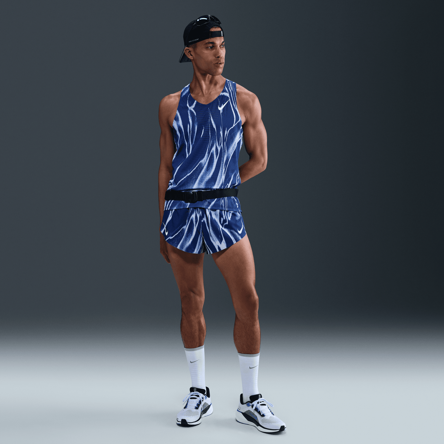 Mens Nike AeroSwift Men's Dri-FIT ADV Running Singlet Aop