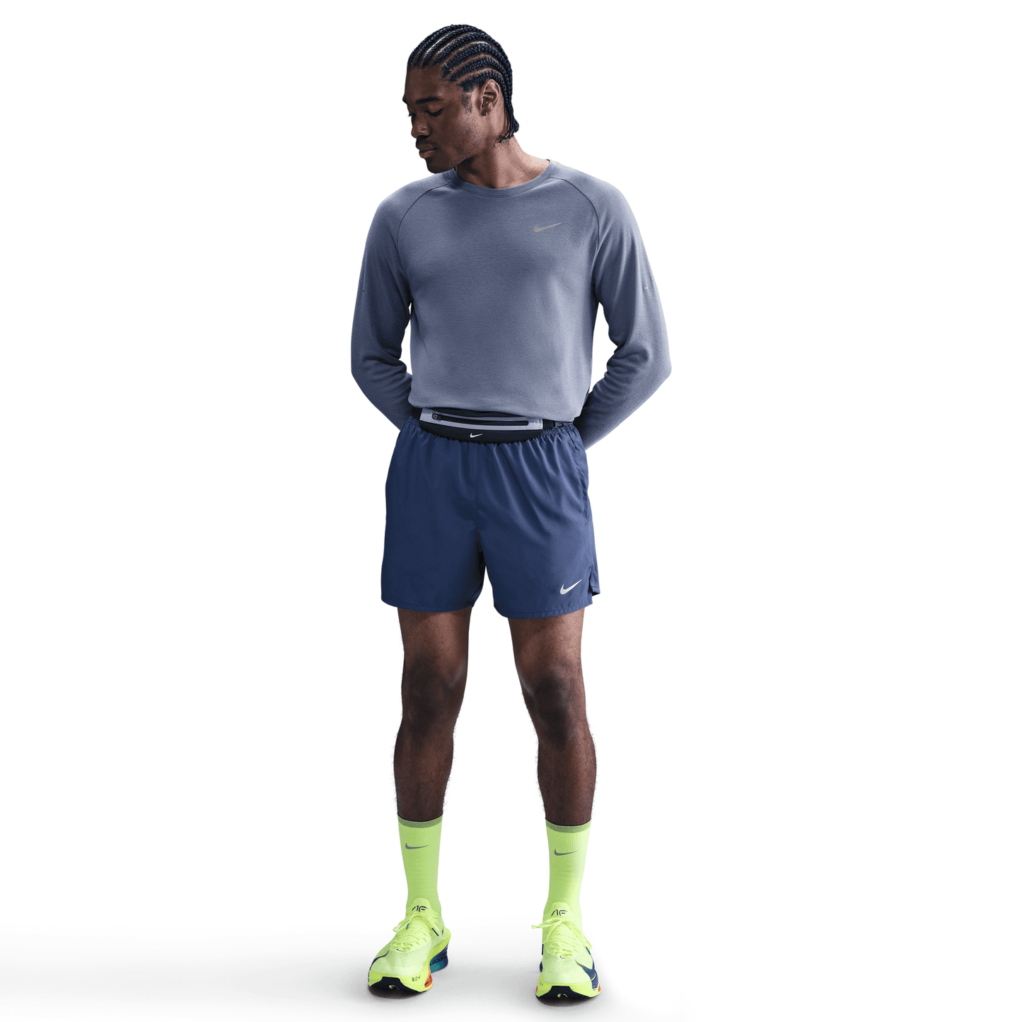 Mens Nike Dri-FIT Stride Waffle Crew