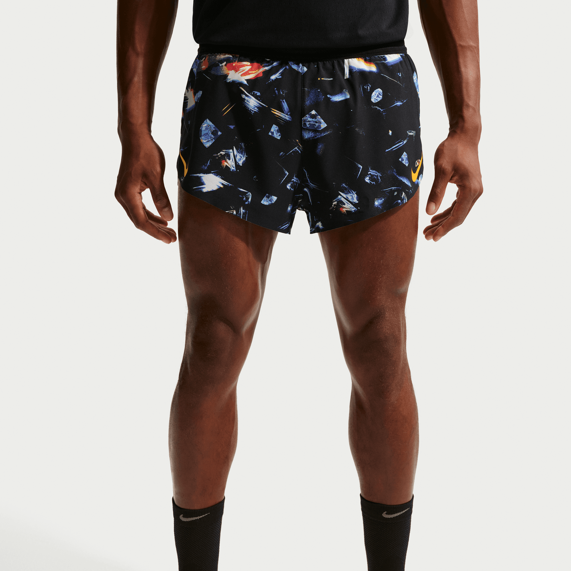 nike dri fit running shorts with built in briefs
