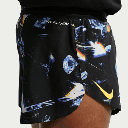 Mens Nike Dri-FIT ADV 2" Brief-Lined Glam Running Shorts