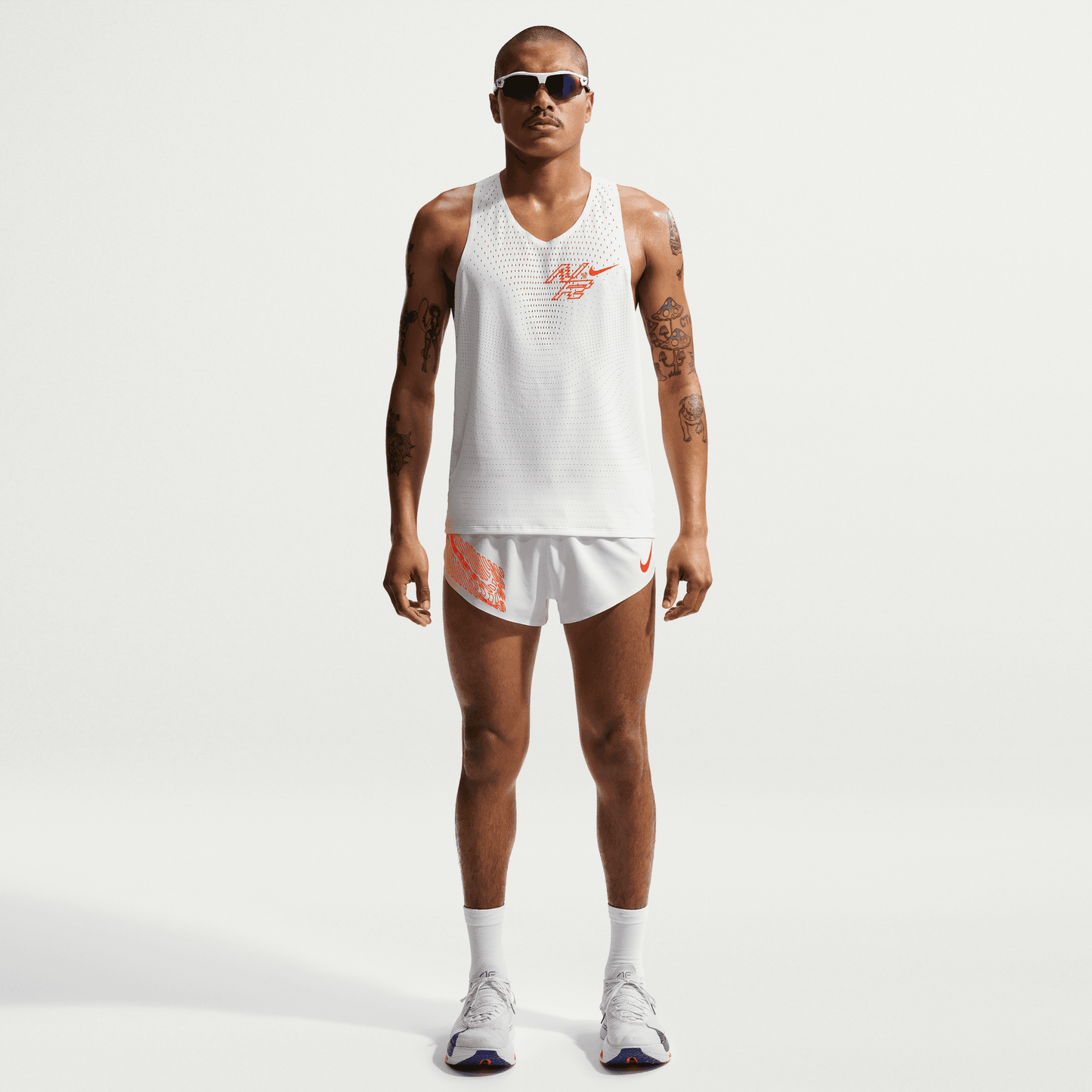 Mens Nike Dri-Fit ADV Aeroswift GFX 2" Brief-Lined Shorts
