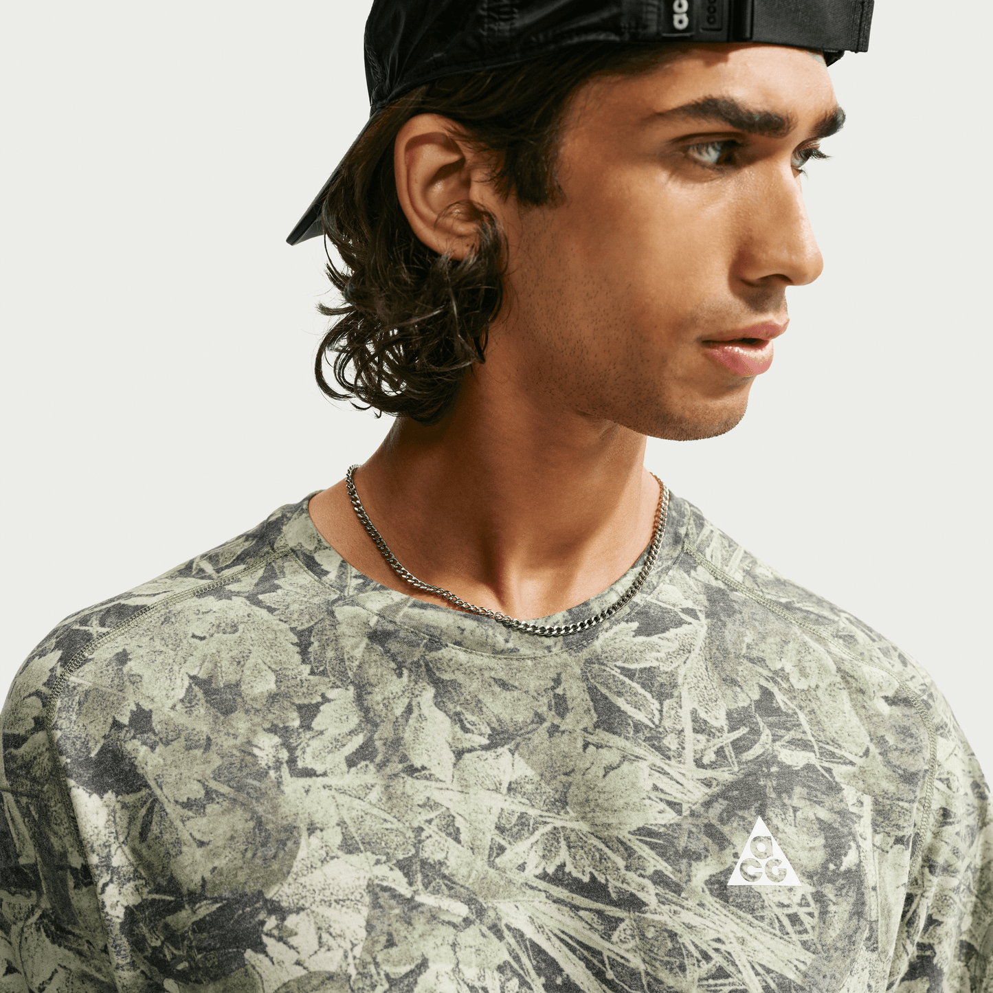 Mens Nike ACG Dri-FIT ADV Solar Chase SS Top AOP