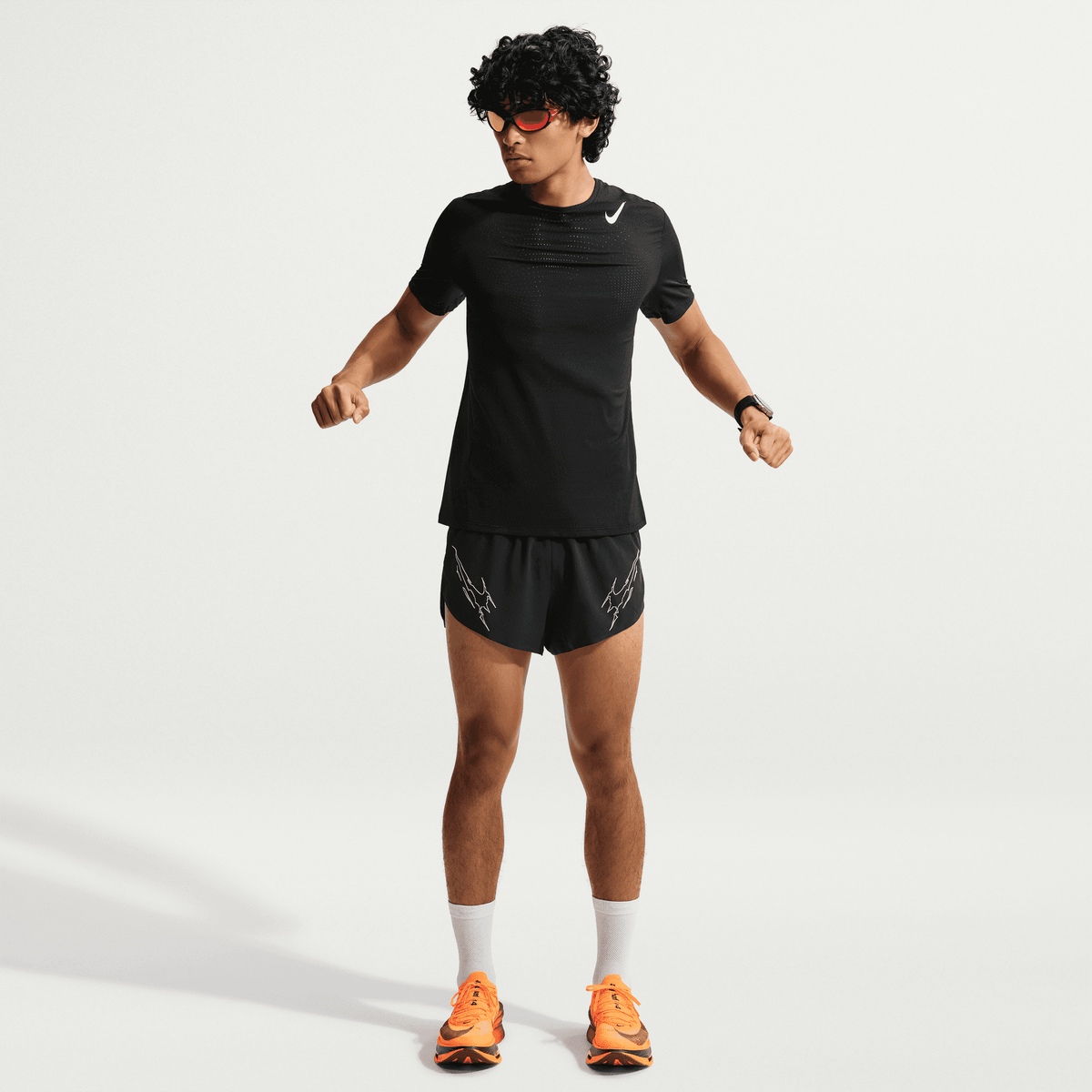 Mens Nike Dri-FIT ADV AeroSwift 2In BF GFX Shorts