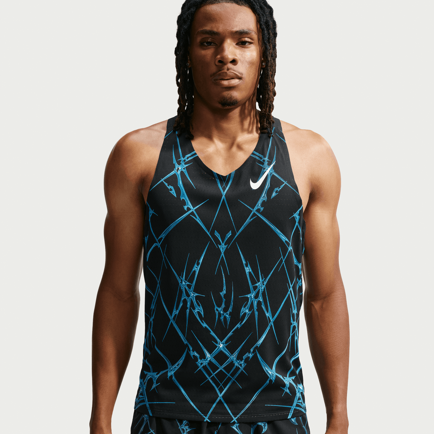 Mens Nike Dri-Fit ADV Aeroswift Singlet AOP
