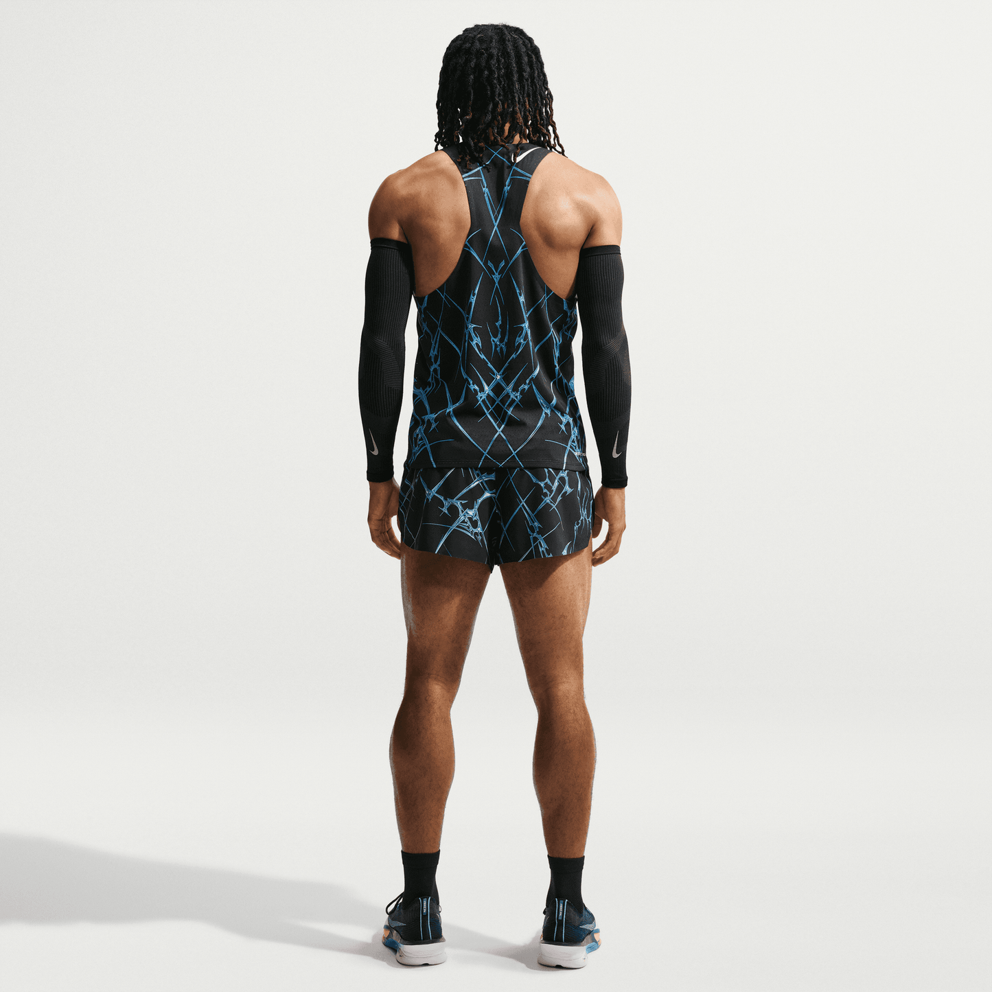 Mens Nike Dri-FIT ADV 2" Brief-Lined Glam Running Shorts AOP