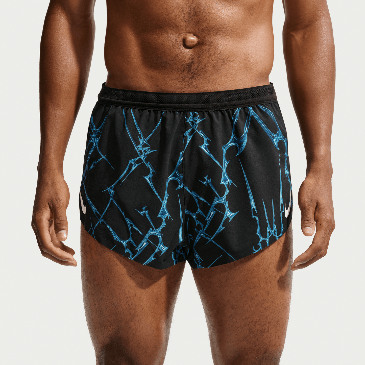 Mens Nike Dri-FIT ADV 2" Brief-Lined Glam Running Shorts AOP