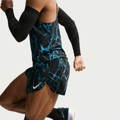 Mens Nike Dri-FIT ADV 2" Brief-Lined Glam Running Shorts AOP