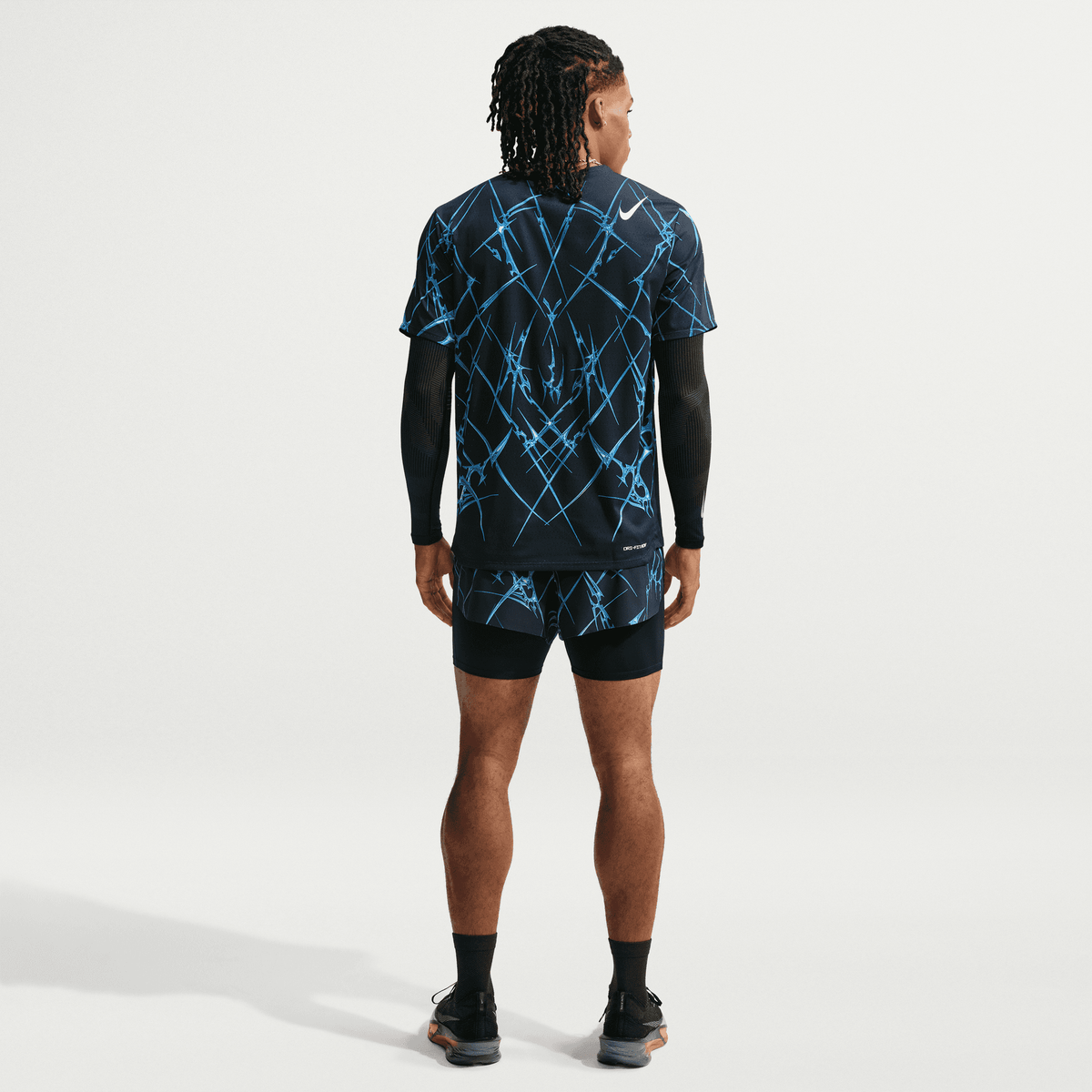 Mens Nike Dri-Fit ADV Aeroswift SS Top AOP