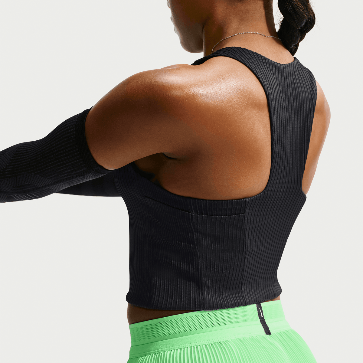 Womens Nike Aeroswift Dri-FIT Pocket Crop Top