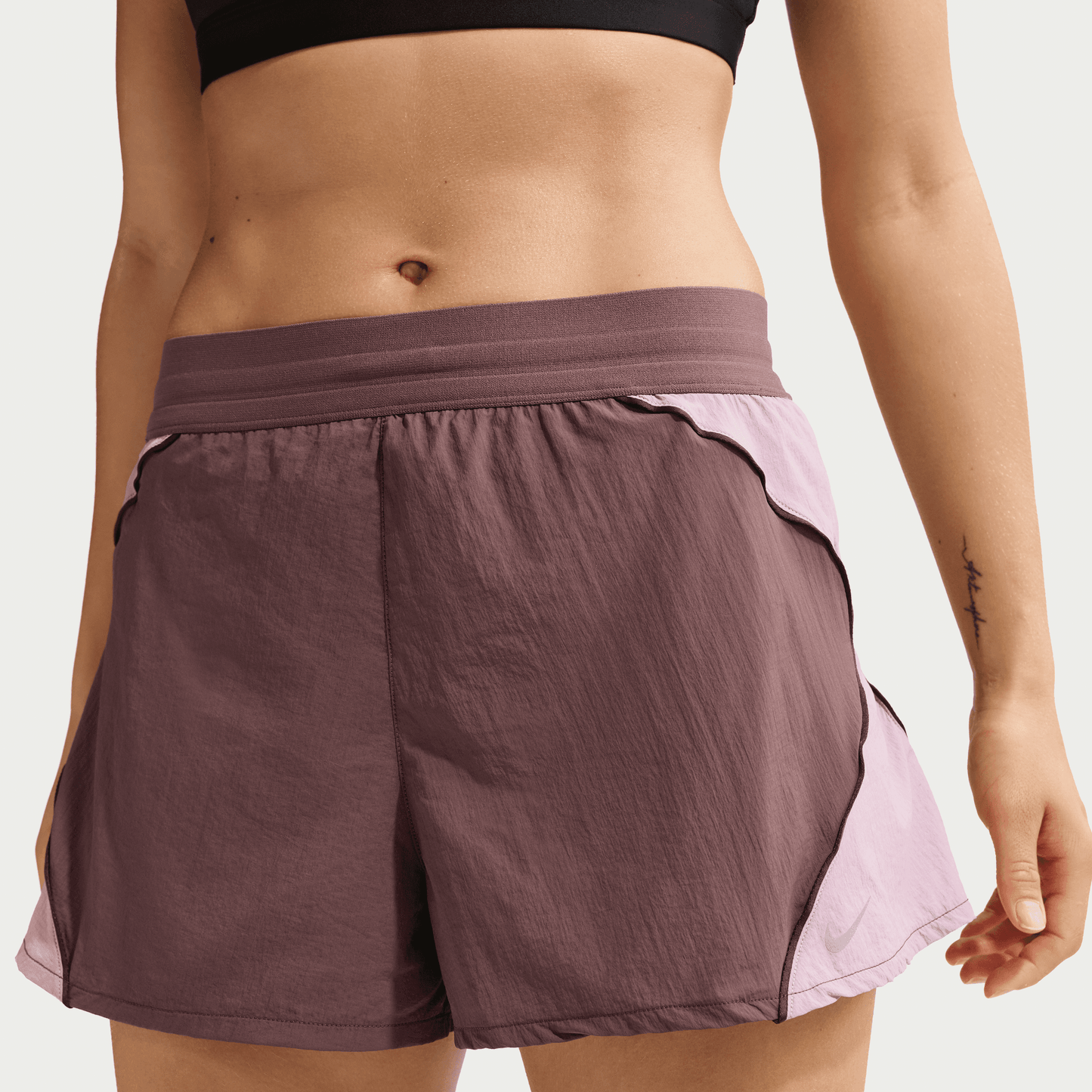 Womens Nike Swift UV Repel High-Waisted Brief-Lined Running Shorts