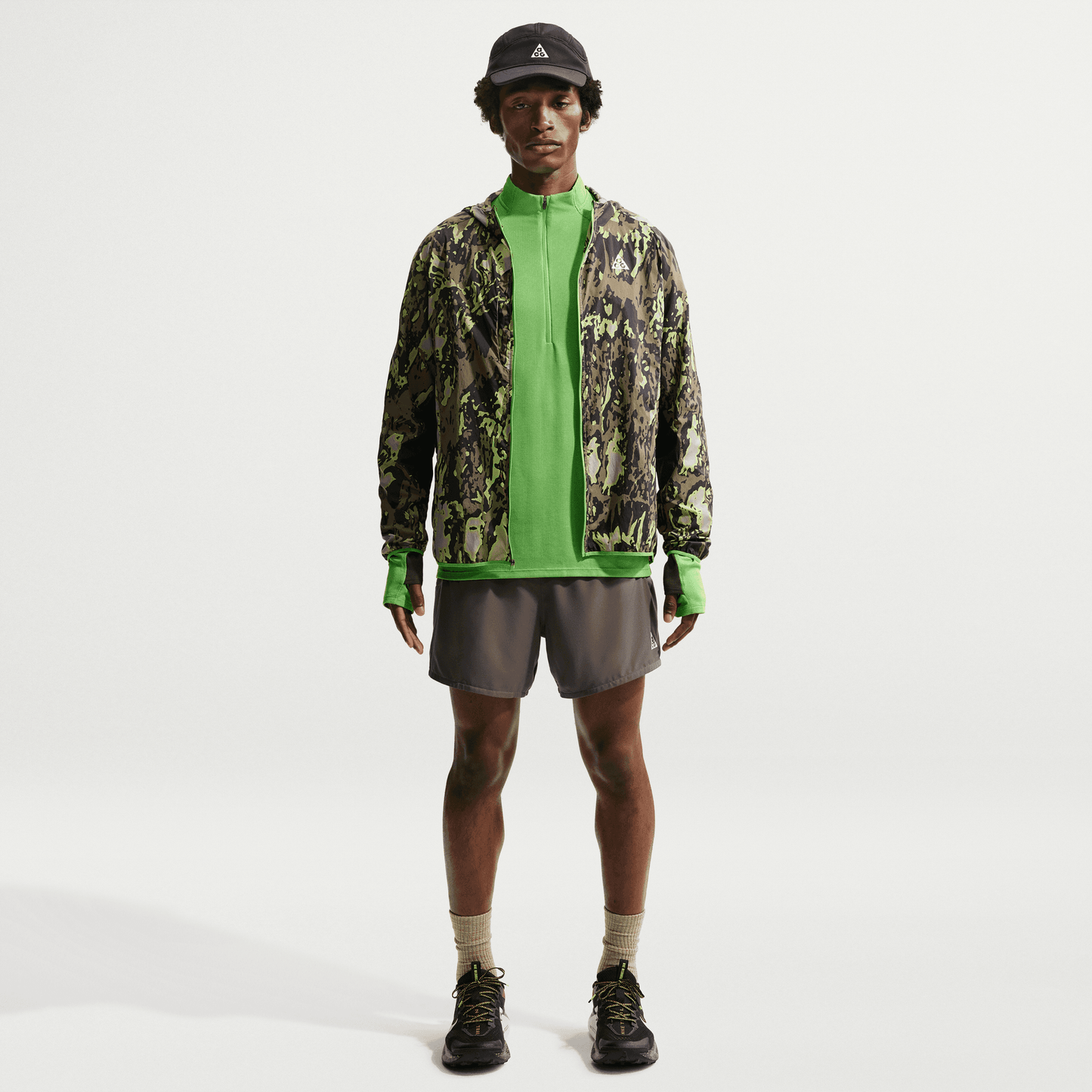 Mens Nike ACG Dri-FIT ADV Second Sunrise 5" Brief-Lined Shorts