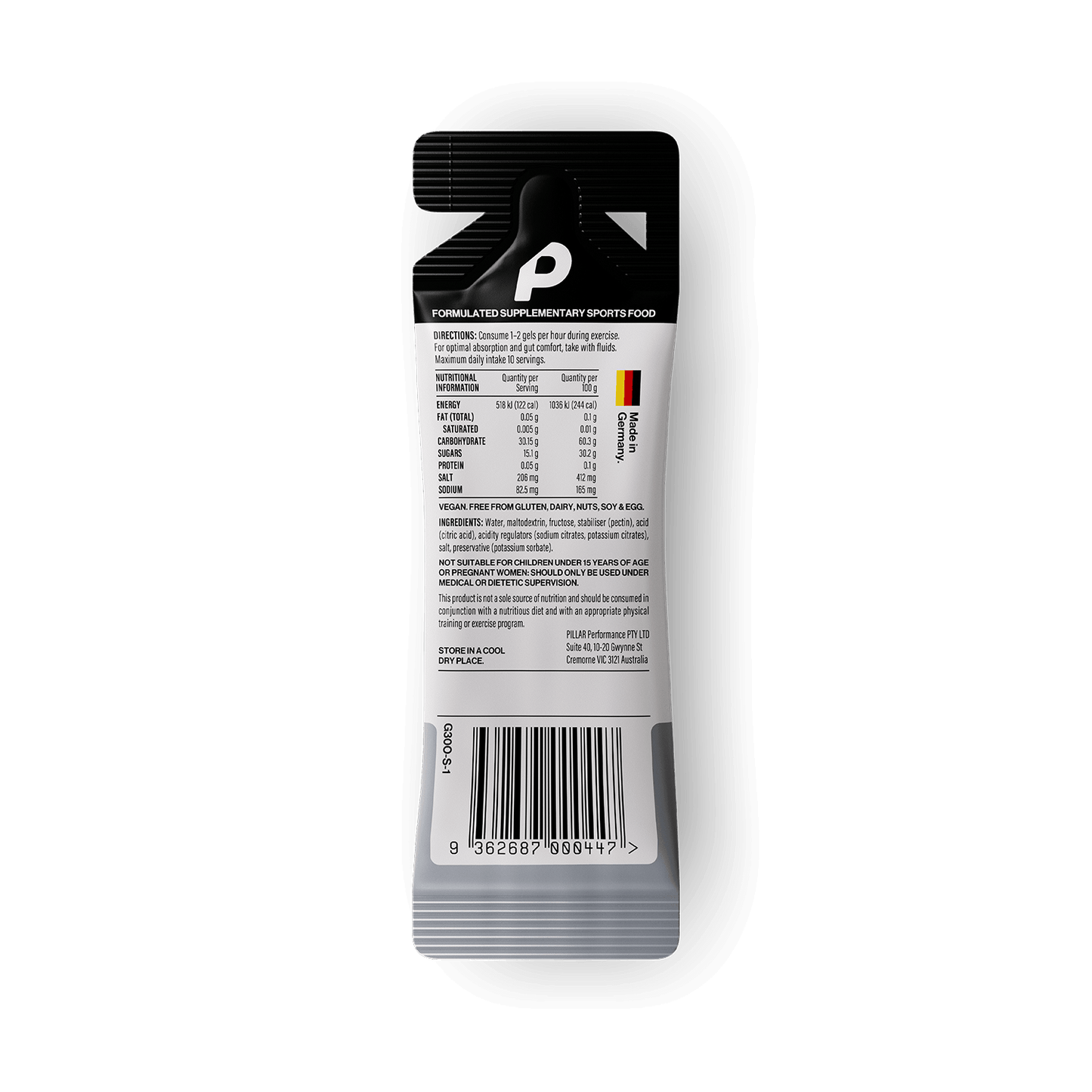 Pillar Performance Energy Gel 30